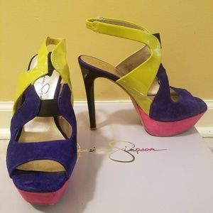 Jessica Simpson MultiColored Heels